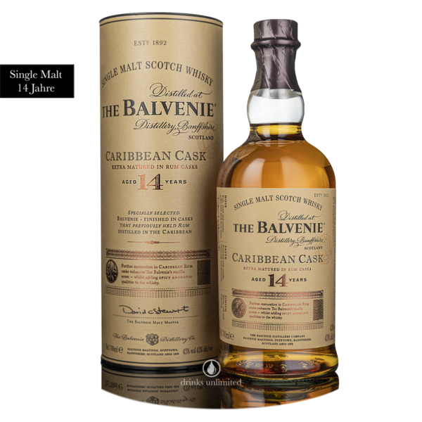 Balvenie 14 Jahre Caribbean Cask Whisky